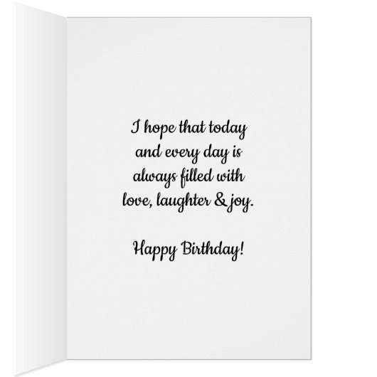 Blue Heart For My Son 40th Birthday (Inside (Right))