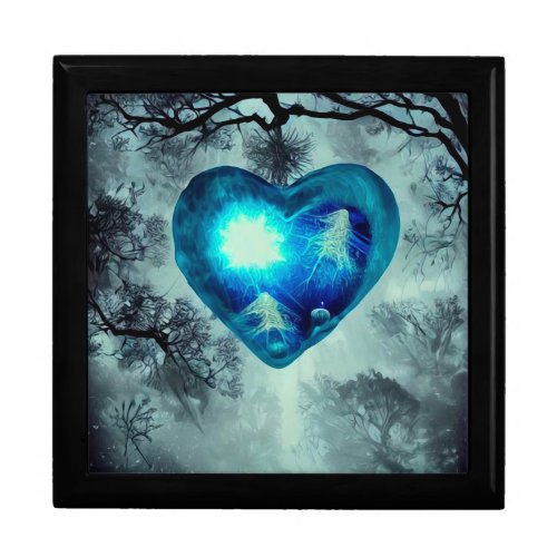 Blue Heart Gift Box
