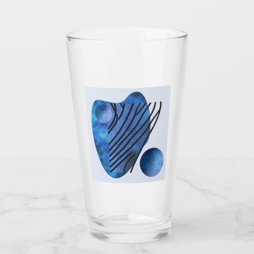 Blue Heart Glass