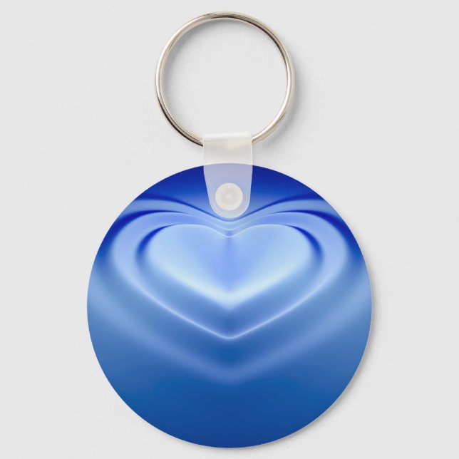 Blue Heart Keychain (Front)