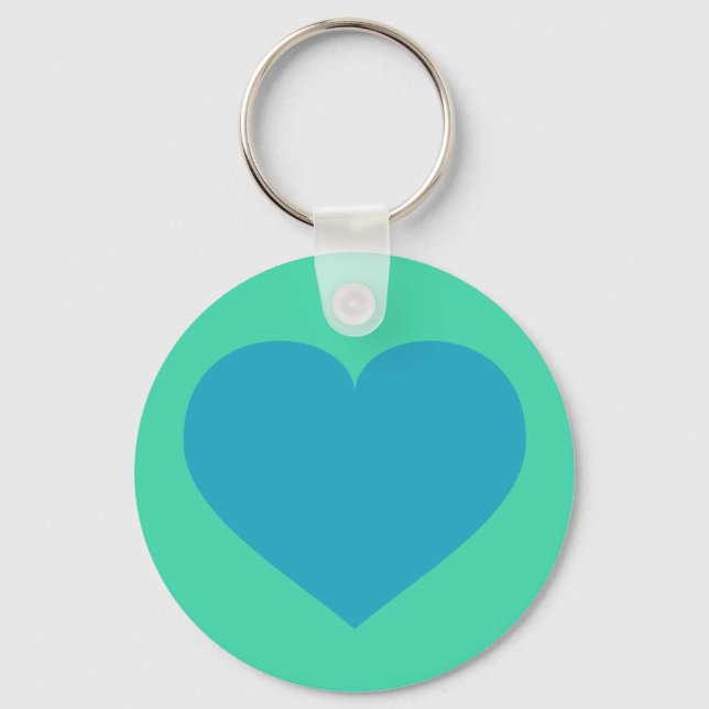 Blue Heart Keychain (Front)