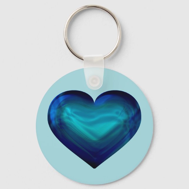 Blue Heart Keychain (Front)
