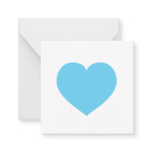 Blue Heart Love Note Gift Tag Baby