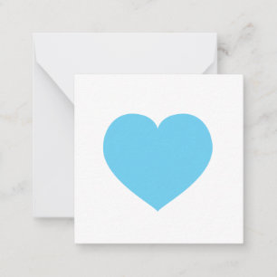 Blue Heart Love Note Gift Tag Baby