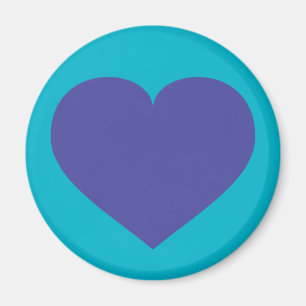 Blue heart magnet