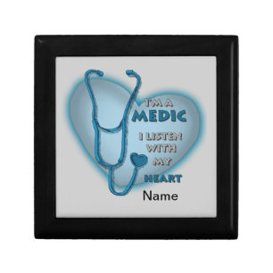 Blue Heart Nurse Medic Gift Box