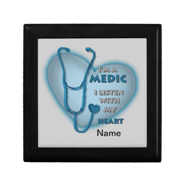 Blue Heart Nurse Medic Gift Box (Front)