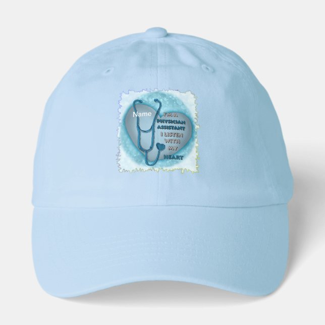 Blue Heart Physician Assistant  Hat (Front)