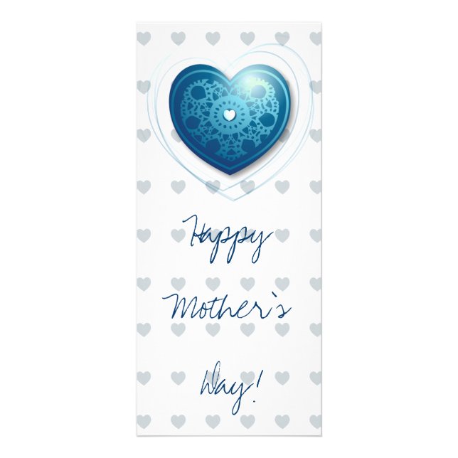 Blue heart, rack card (Front)