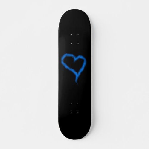 Blue Heart Skateboard