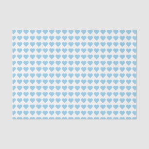 Blue Heart Tissue Paper