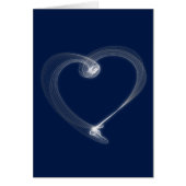 Blue Heart Valentine's Day Card (Front)