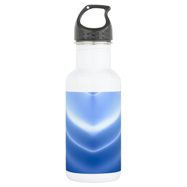 Blue Heart Water Bottle (Front)