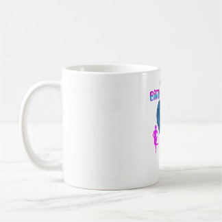 Blue hearts birthday girl t-shirt Coffee Mug