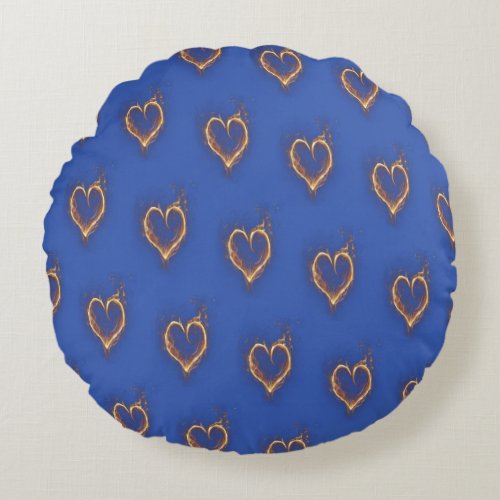 Blue Hearts _ Create Your Own CYO _ Pillow