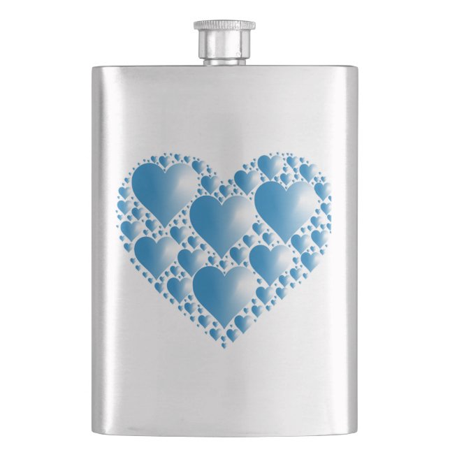 BLUE HEARTS FLASK (Front)