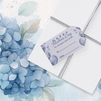 Blue Hearts Happy Mother's Day 