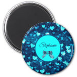 Blue Hearts Magnet at Zazzle