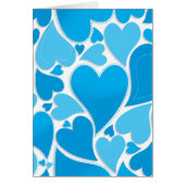 Blue Hearts Pattern Cards (Front)