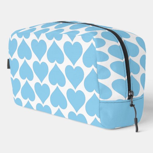 Blue Hearts Pattern Romantic Love Dopp Kit