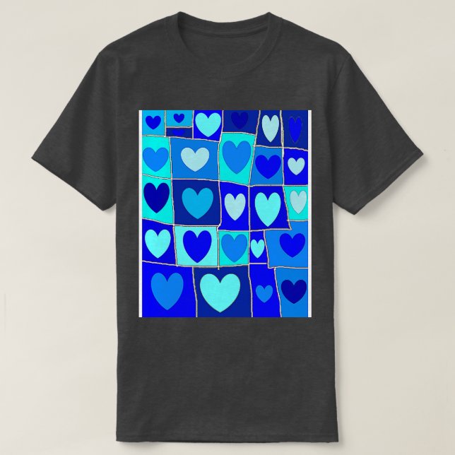Blue Hearts Phone Case 1 T-Shirt (Design Front)