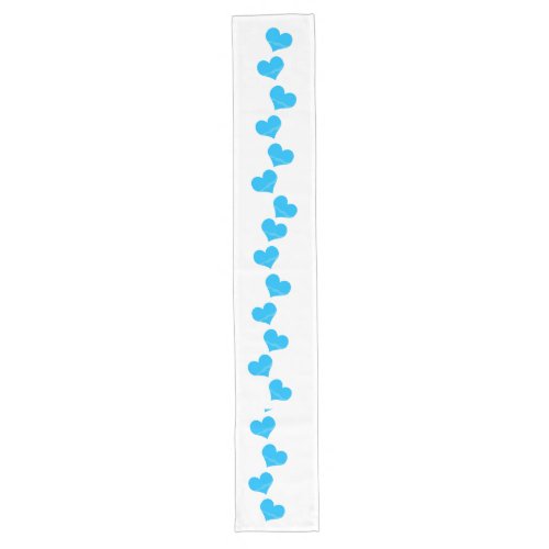 Blue Hearts Table Runner