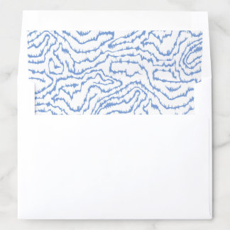 Blue Heatwave Moire Envelope Liner