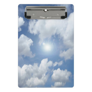 Blue Heaven Clouds I + your text & ideas Mini Clipboard