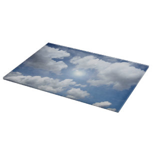 Blue Heaven Clouds + your ideas Cutting Board