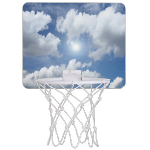 Blue Heaven Clouds + your ideas Mini Basketball Hoop