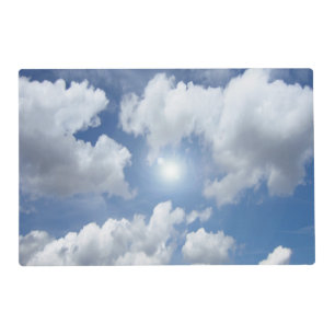 Blue Heaven Clouds + your ideas Placemat