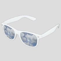 Blue Heaven Clouds + your ideas Retro Sunglasses