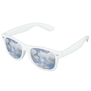 Blue Heaven Clouds + your ideas Retro Sunglasses