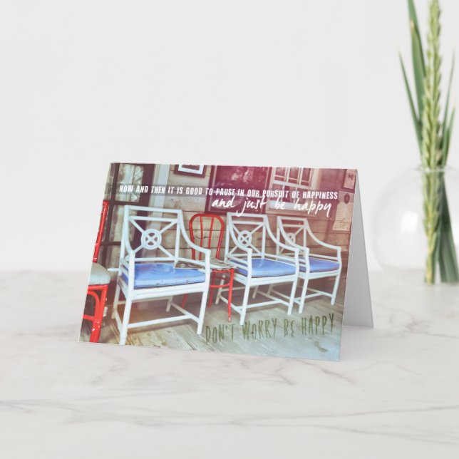 BLUE HEAVEN Greeting Card (Front)