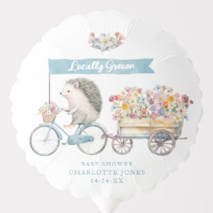 Blue Hedgehog Baby Shower Balloon – Locally Grown