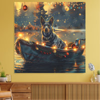 Blue Heeler Christmas Festive Voyage