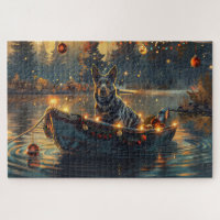 Blue Heeler Christmas Festive Voyage