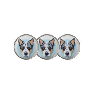 Blue Heeler Dog 3D Inspired Golf Ball Marker
