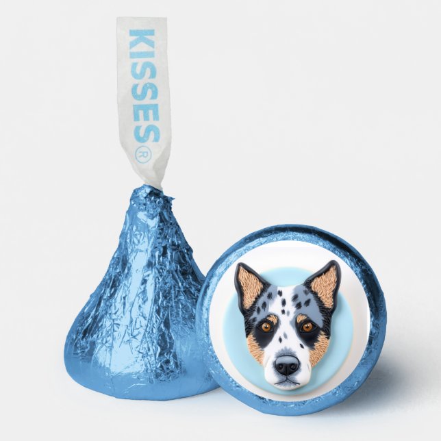 Blue Heeler Dog 3D Inspired Hershey®'s Kisses® (Front)