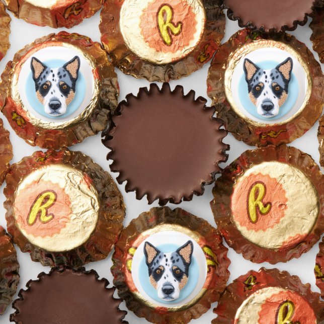 Blue Heeler Dog 3D Inspired Reese's Peanut Butter Cups (Assorted)