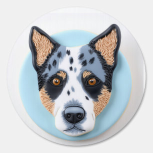 Blue Heeler Dog 3D Inspired Sign