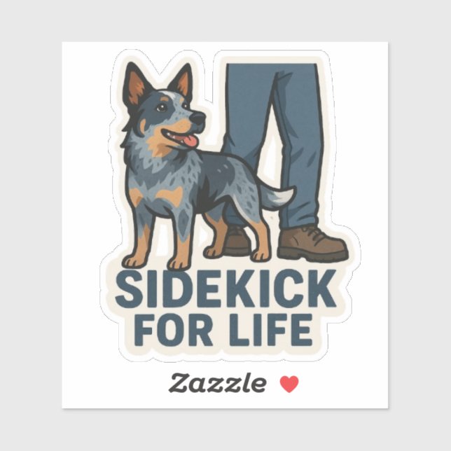 Blue Heeler Friend Sticker (Sheet)