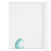 Blue Hen Chicken Eggs Thank You Cards (Inside (Left))