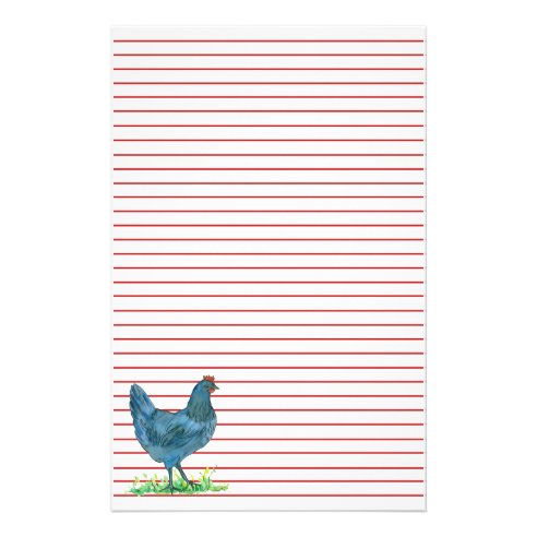 Chicken Stationery Paper | Zazzle