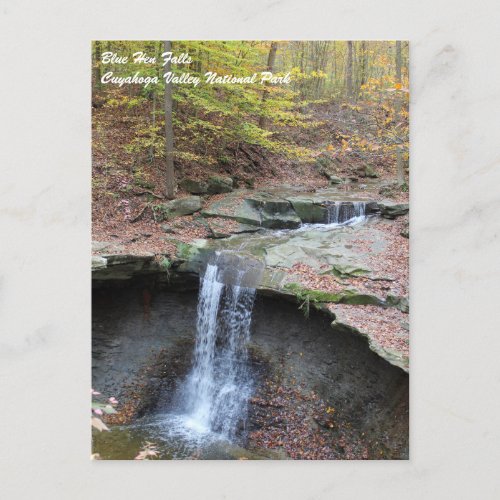 Blue Hen Falls at Cuyahoga Valley National Park  P Postcard