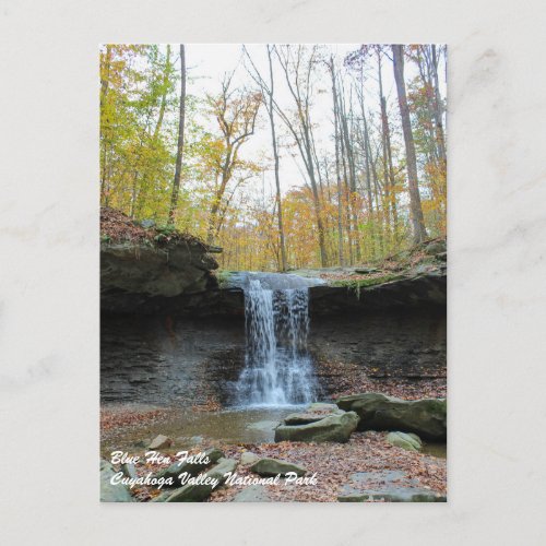 Blue Hen Falls at Cuyahoga Valley National Park  Postcard