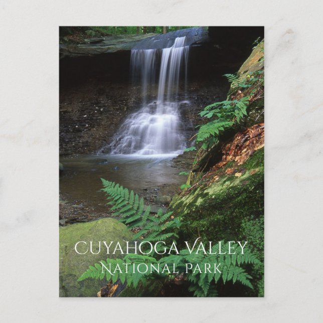 Blue Hen Falls, Cuyahoga National Park, Ohio Postcard (Front)