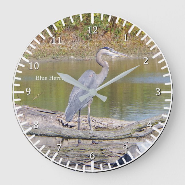 Blue Heron clock (Front)