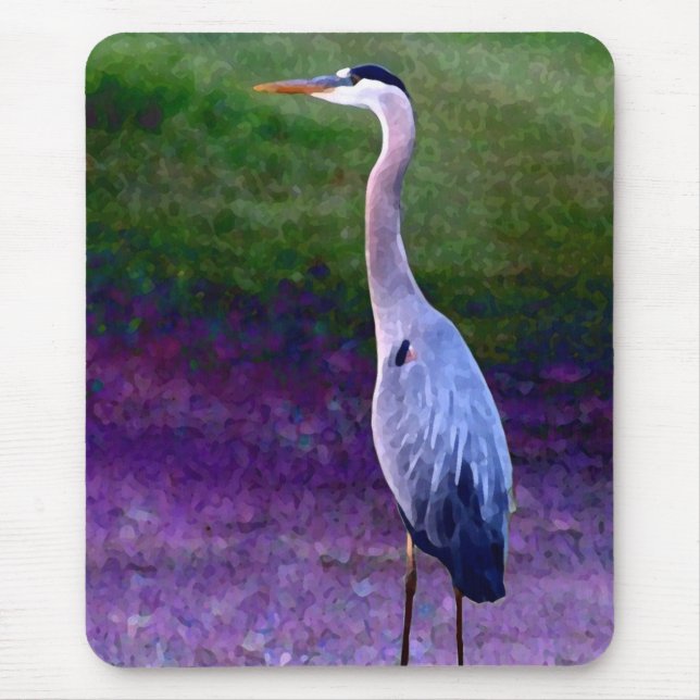 Blue Heron Collection Mouse Pad (Front)