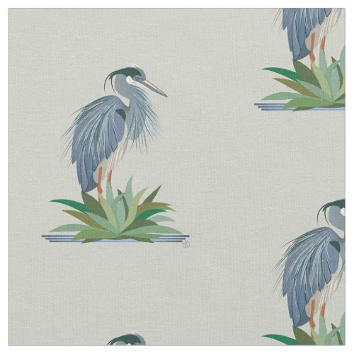 Blue Heron Fabric